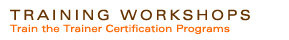 Training & Workshops - Train the Trainer Certification Programs
